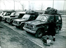 Albanian vehicles are being cleaned - Vintage Photograph