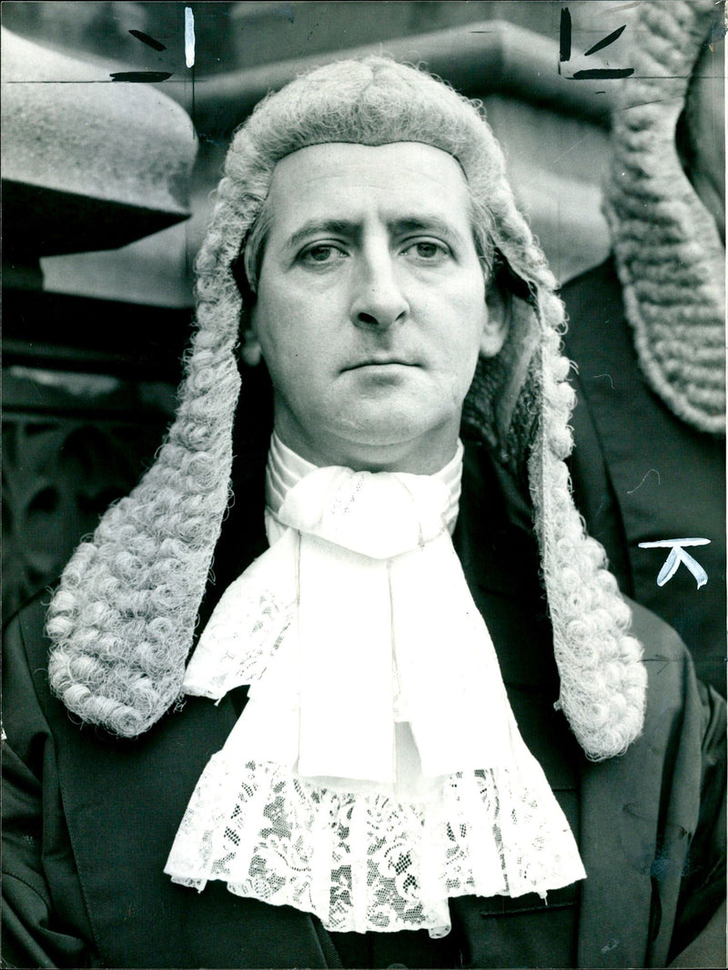 George Carman QC - Vintage Photograph