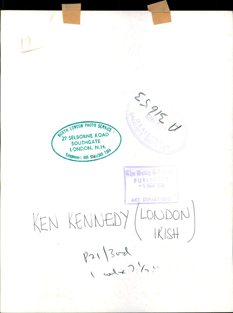 Ken Kennedy - Vintage Photograph
