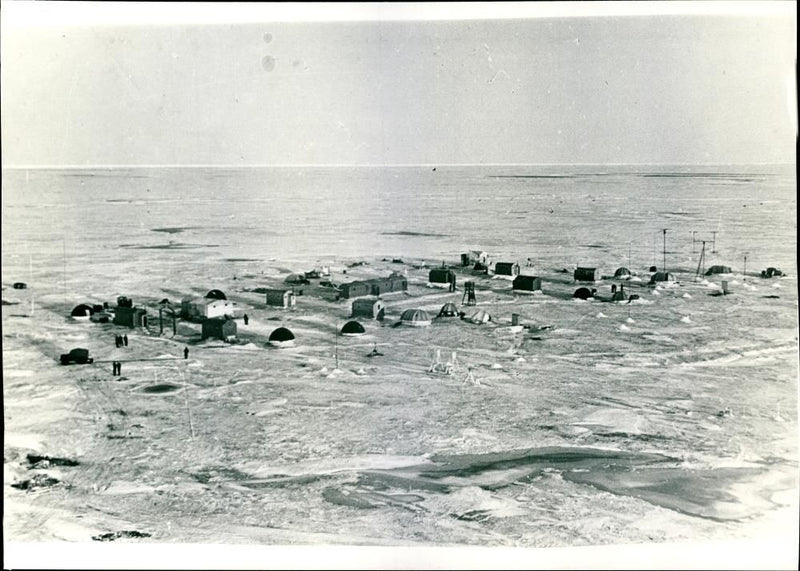 Arctic Expedition Russian, 1956 - Vintage Photograph