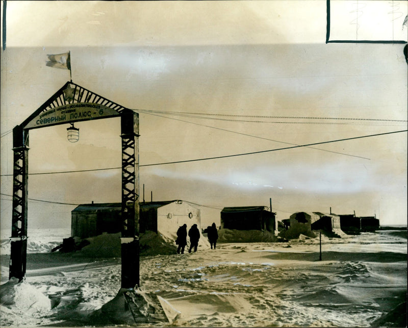 Arctic Expedition Russian, 1956 - Vintage Photograph