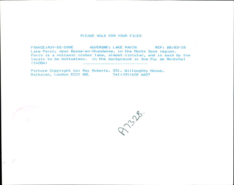 France: Puy-de-Dome, Auvergne - Vintage Photograph