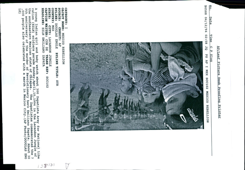 Zapatista National Liberation Army - Vintage Photograph