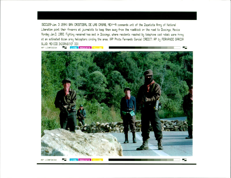 Zapatista National Liberation Army - Vintage Photograph