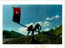 1994 STATE JUDICIAL POLICE TEAR DOWN FLAG FROM THE REBEL JOE TITLE WRITER ARMY - Vintage Photograph