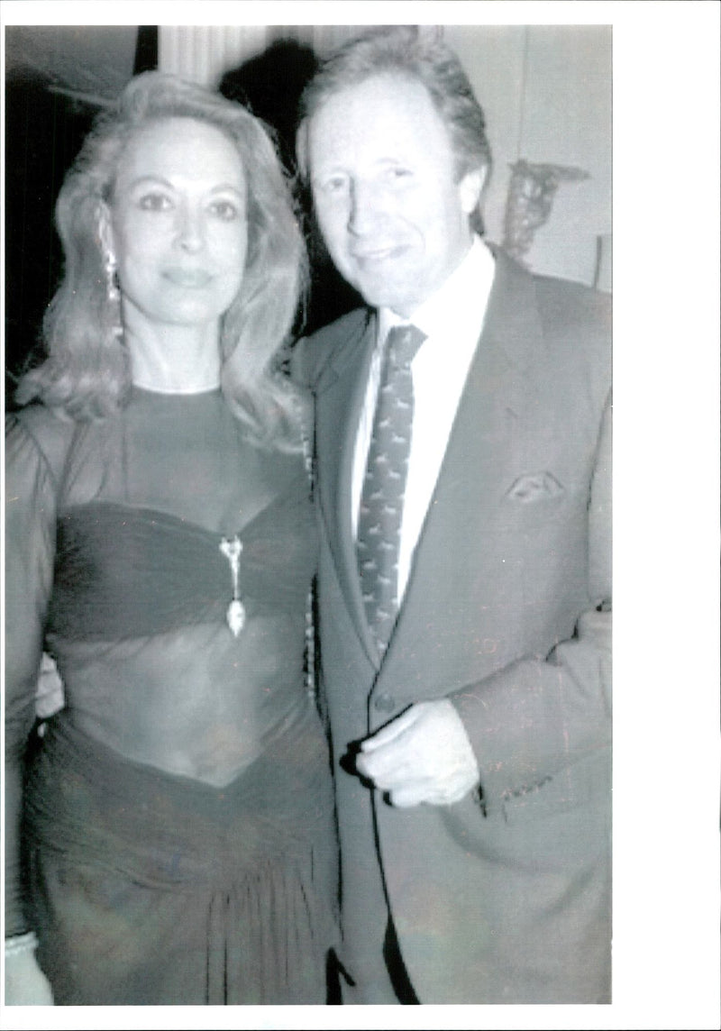 Laurence Graff and Wife Anne Marie - Vintage Photograph
