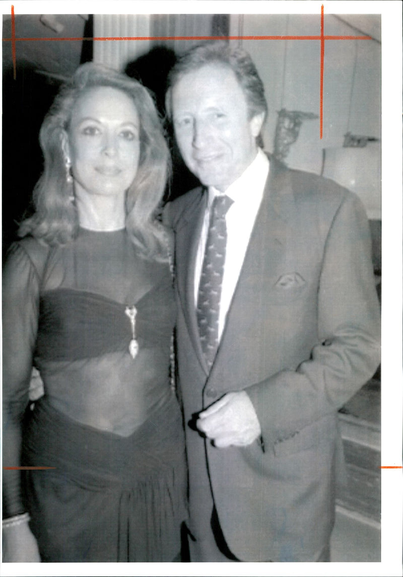 Laurence Graff and Wife Anne Marie - Vintage Photograph