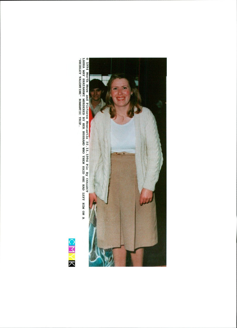 1994 LAURA MAY SHATANAWI MURDERED HER HUSBAND WHO THEN SAID SHE HAD LEF DENO - Vintage Photograph