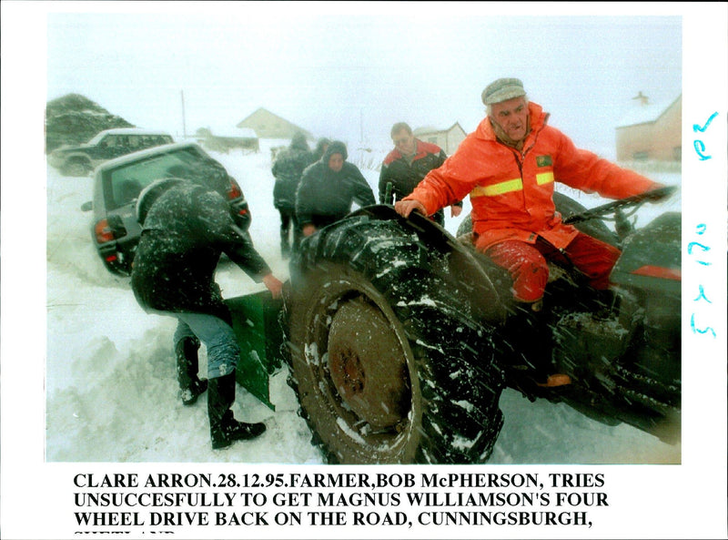 1995 FARMER BOB MCPHERSON TRIES UNSUCCESSFULLY BACH MUSIC PUBLISHED PRIZE - Vintage Photograph