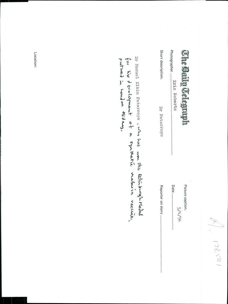 PATARROYO MANUEL MONO - Vintage Photograph