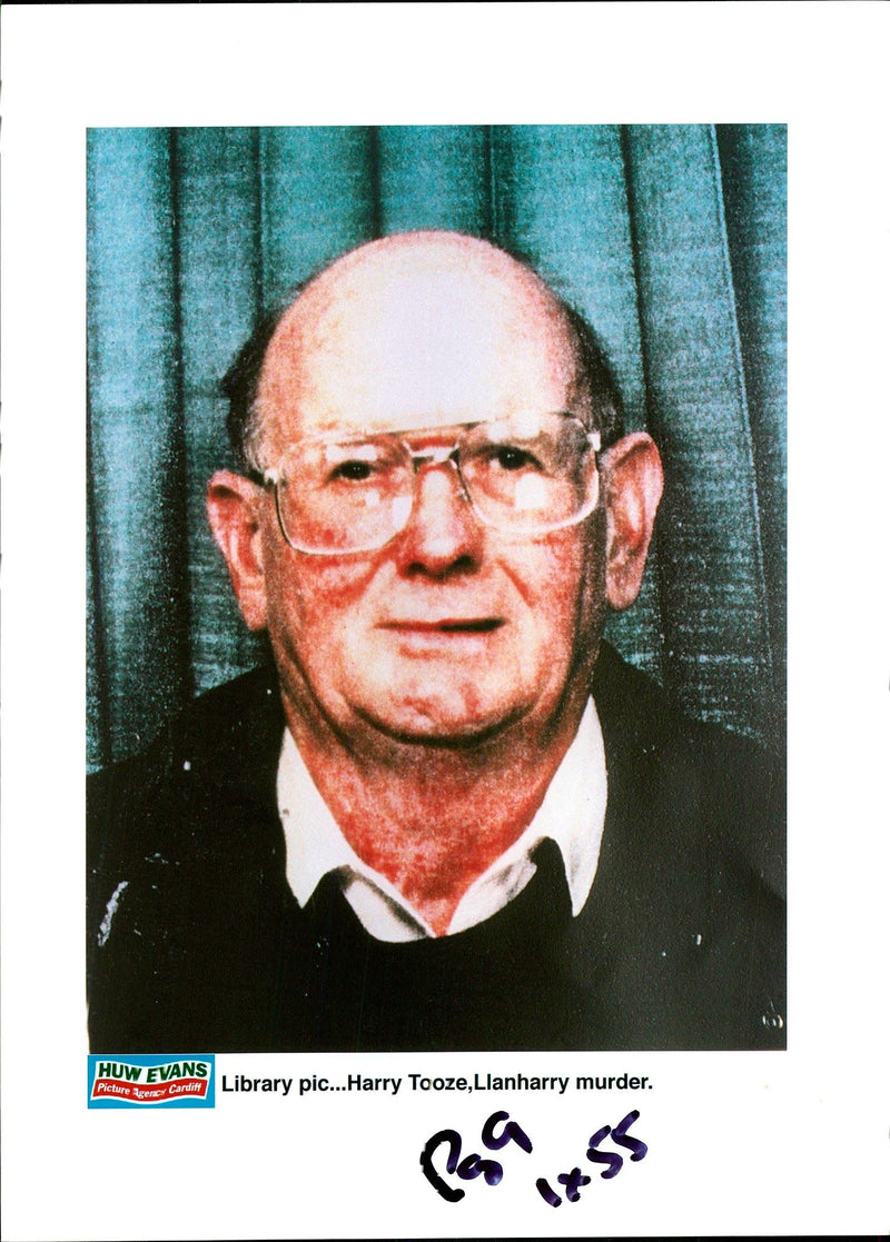 1995 HARRY TOOZE LLANHARRY MURDER PGA PICTURE BERE CARDIN HUW EVANS PUBLISHED - Vintage Photograph