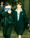 1992 MARION WINTERS AND HER SON MARK WIFE MURDERED POLICE SGT ALA KING - Vintage Photograph