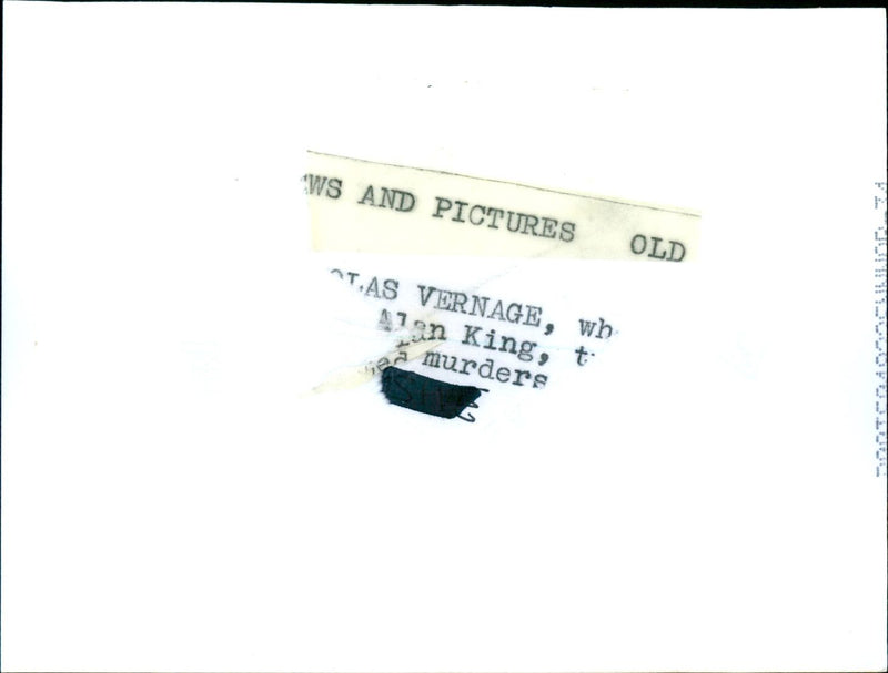 AND PICTURES OLD ATAS VERNAGE JAN KING MURDERS PICTU - Vintage Photograph