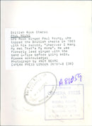 Paul Young, English singer and musician - Vintage Photograph