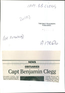 Capt. Benjamin Clegg - Vintage Photograph