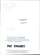 Pat Eddery - Vintage Photograph