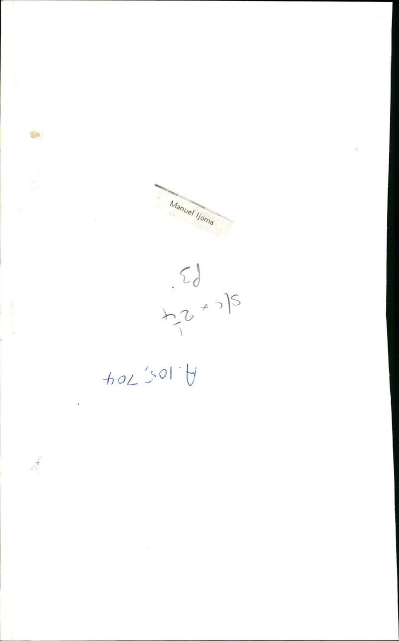 MANUEL LJOMA IOS - Vintage Photograph