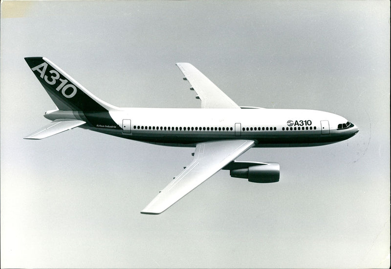 Aircraft: A310 Airbus - Vintage Photograph
