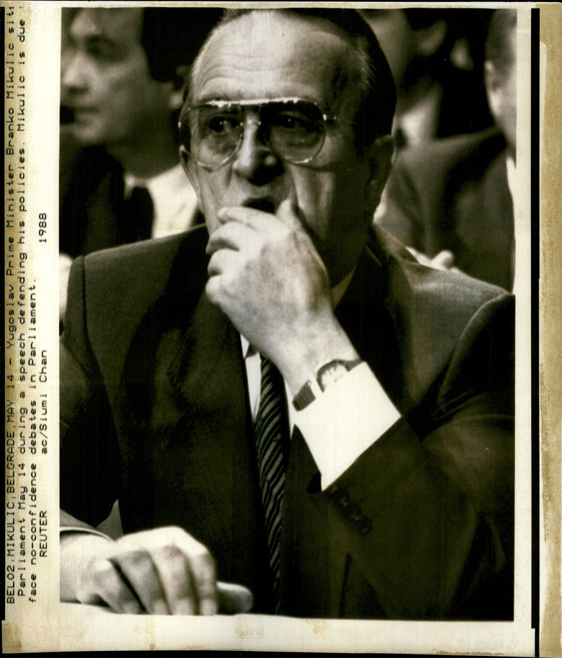 Branko Mikulić - Vintage Photograph
