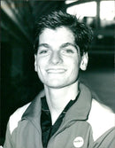 Paul Wylie, American figure skater - Vintage Photograph