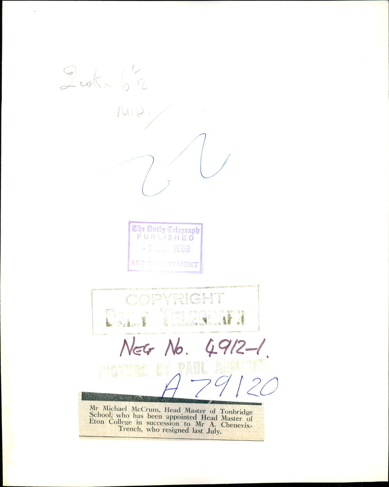 Michael McCrum - Vintage Photograph