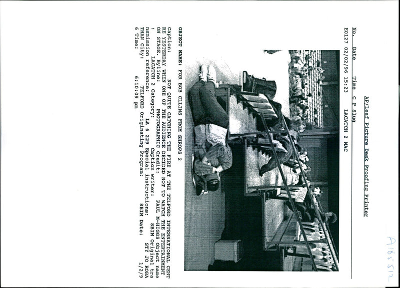 STAGE PAUL INTERNATIONAL WRITER - Vintage Photograph