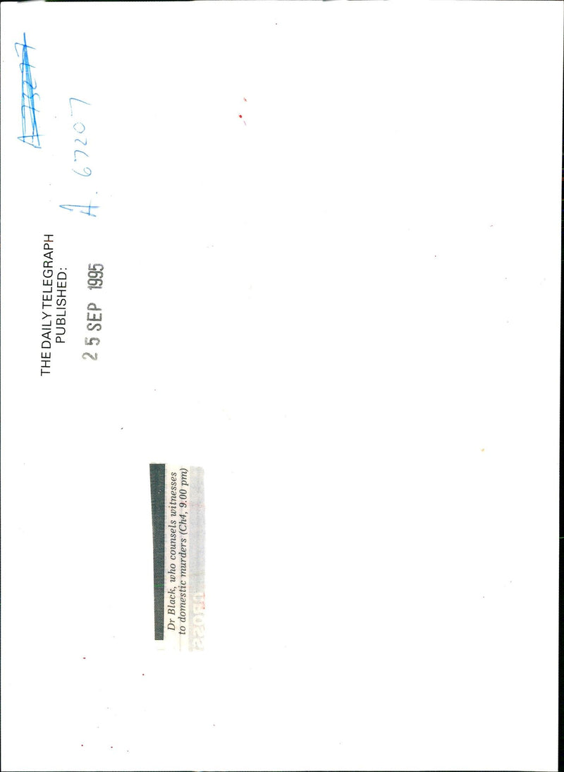 1995 BLACK COUNSELS WITNESSES DOMESTIC MURDERS PUBLISHED - Vintage Photograph