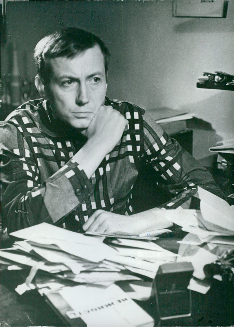 Yevgeny Yevtushenko, poet - Vintage Photograph