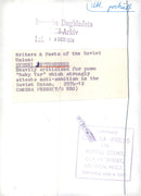 Yevgeny Yevtushenko, poet - Vintage Photograph