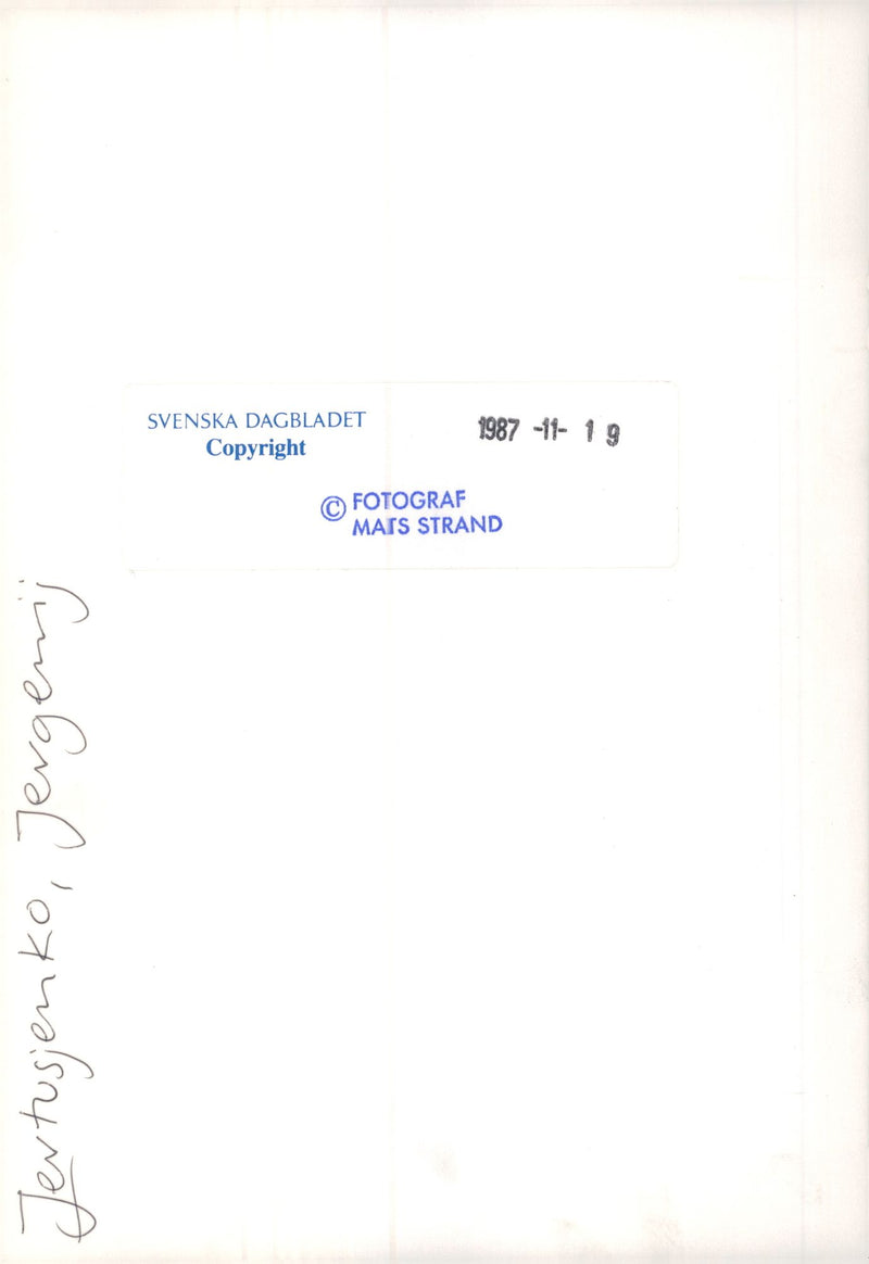 Yevgeny Yevtushenko, poet - Vintage Photograph