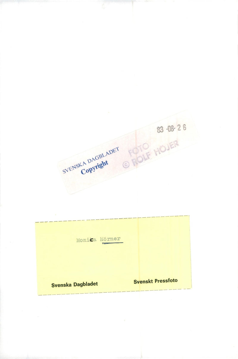 Monica Hörner, food writer - Vintage Photograph