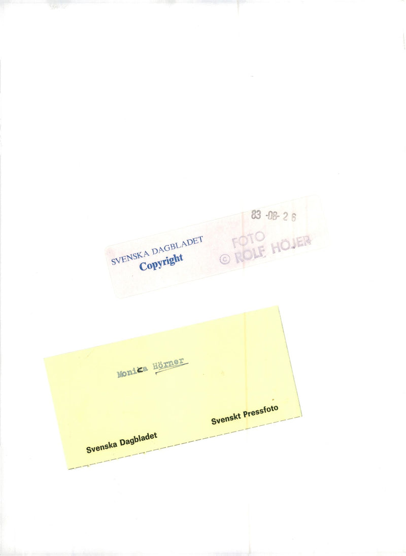 Monica HÃ¶rner, food writer - Vintage Photograph