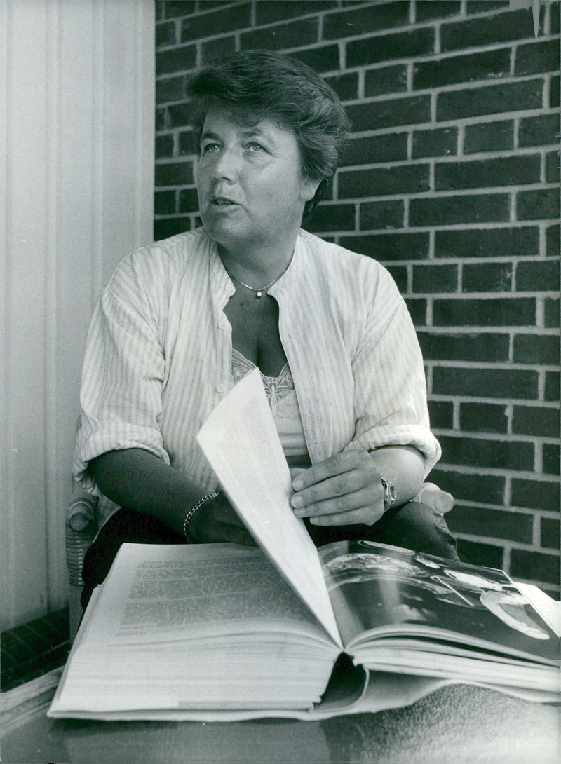 Monica HÃ¶rner, food writer - Vintage Photograph