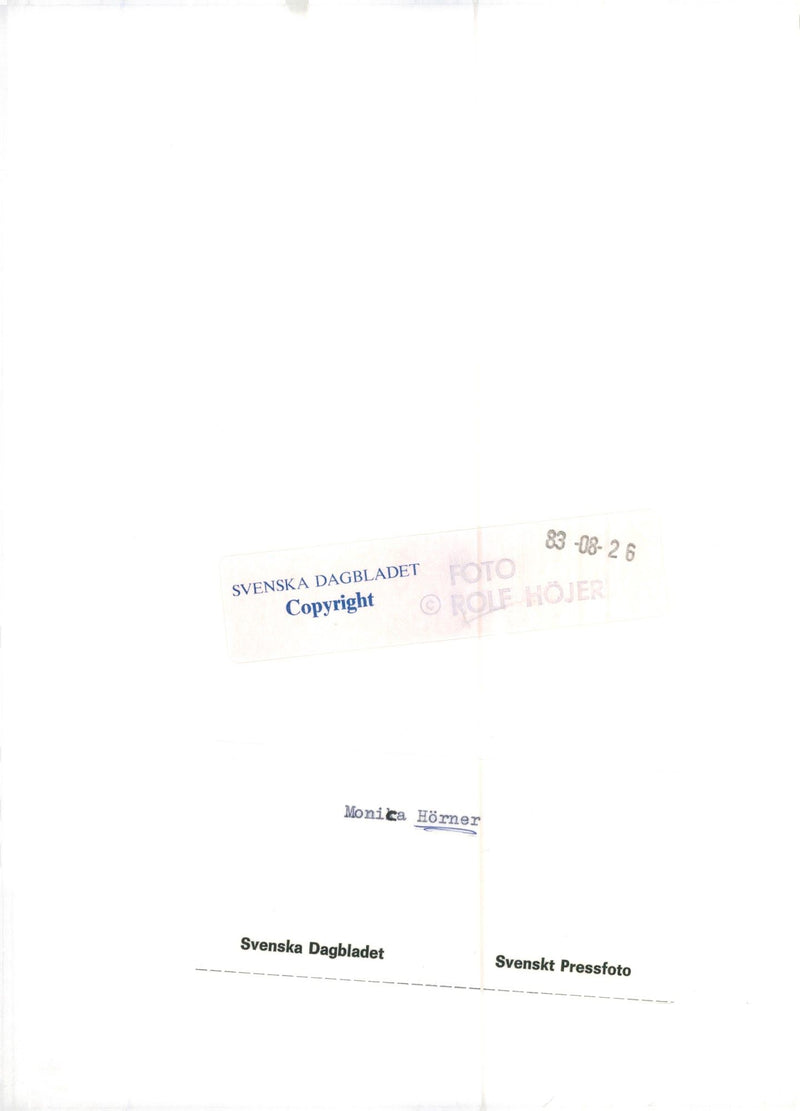 Monica Hörner, food writer - Vintage Photograph