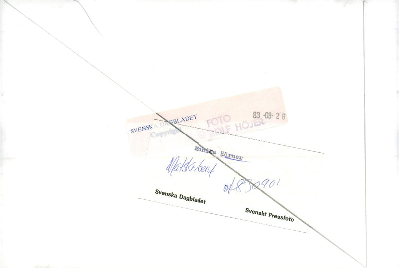 Monica Hörner, food writer - Vintage Photograph