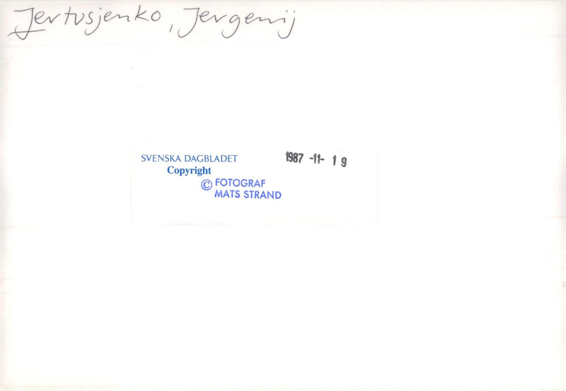 Yevgeny Yevtushenko, poet - Vintage Photograph