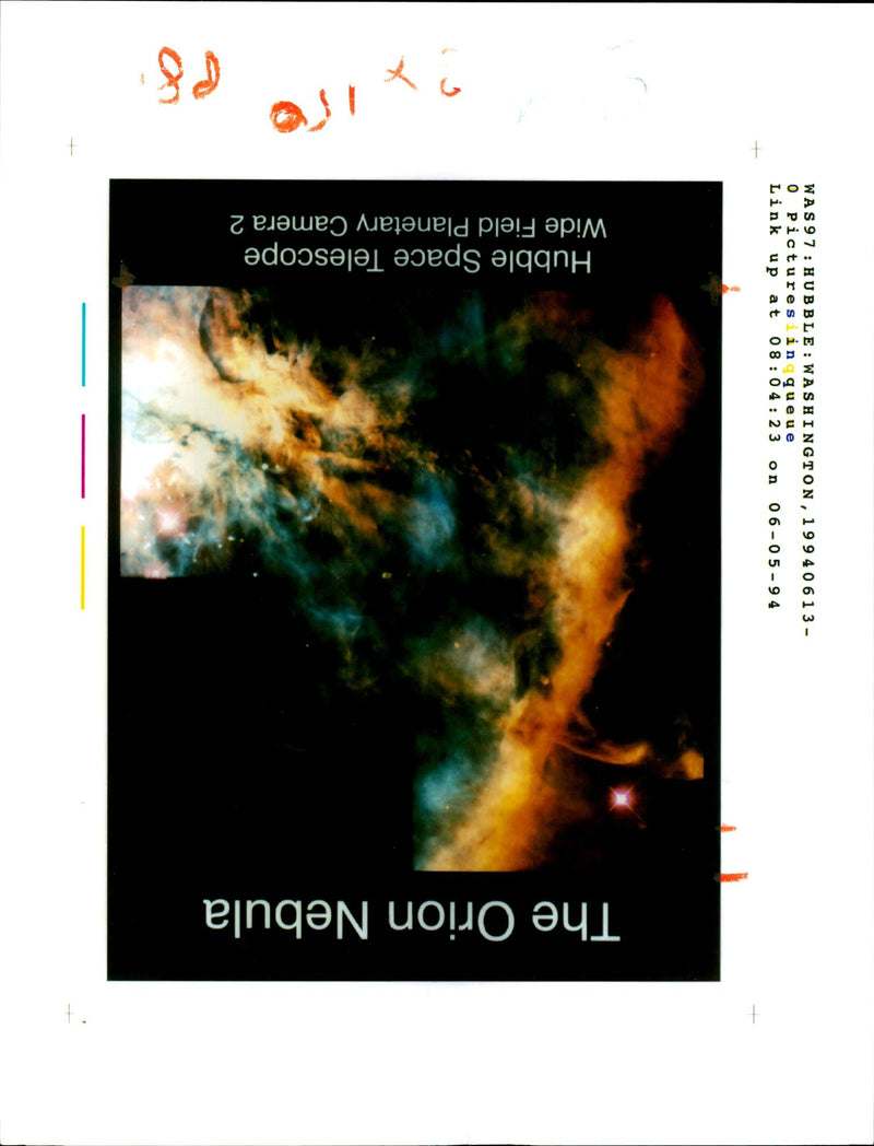 1994 PICTURES TAKEN THE HUBBLE SPACE TELESCOPE STAR USA WRITER IMAGE - Vintage Photograph