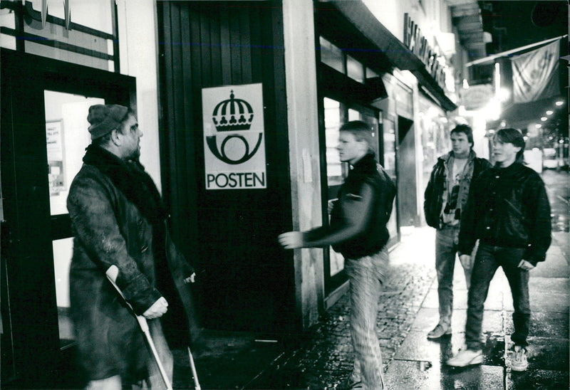 Roland Jansson in the King of Avenue - Vintage Photograph