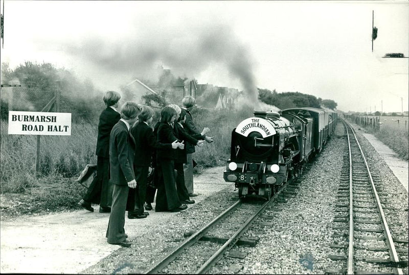 Railway Engine: The Southlandian Chinature - Vintage Photograph