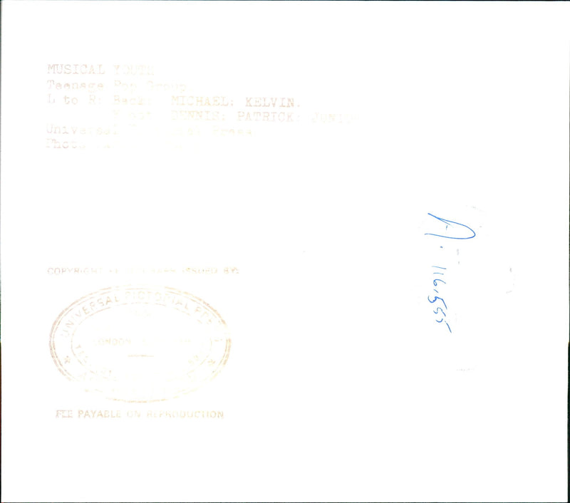 Musical Youth - Vintage Photograph