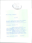 Mrs. Joyce Isherwood gave evidence of Bill McCullough's murder - Vintage Photograph