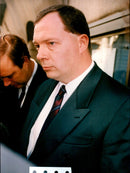 DAVID NEADE BROTHER MURDERED ANNE MEADE TALKS THE PRESS OUT - Vintage Photograph