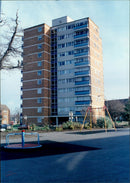 WAS MURDERED THE FLATS WHERE SEAN WILLIAMS KILLED BODY - Vintage Photograph