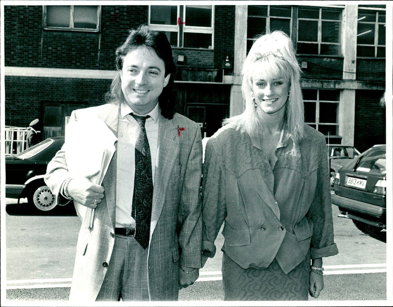 Terry Ramsden with his wife Lisa - Vintage Photograph