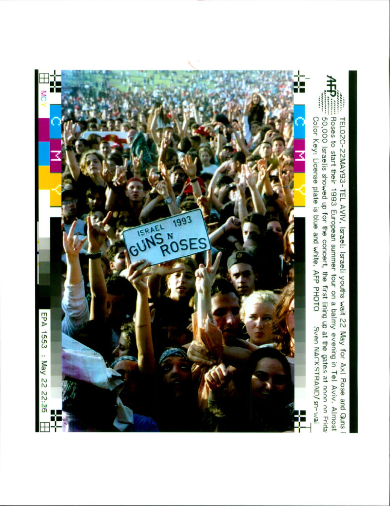 Axl W. Rose - Vintage Photograph