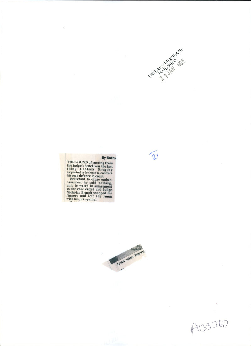 His. Hon. Judge. Paul Branot - Vintage Photograph