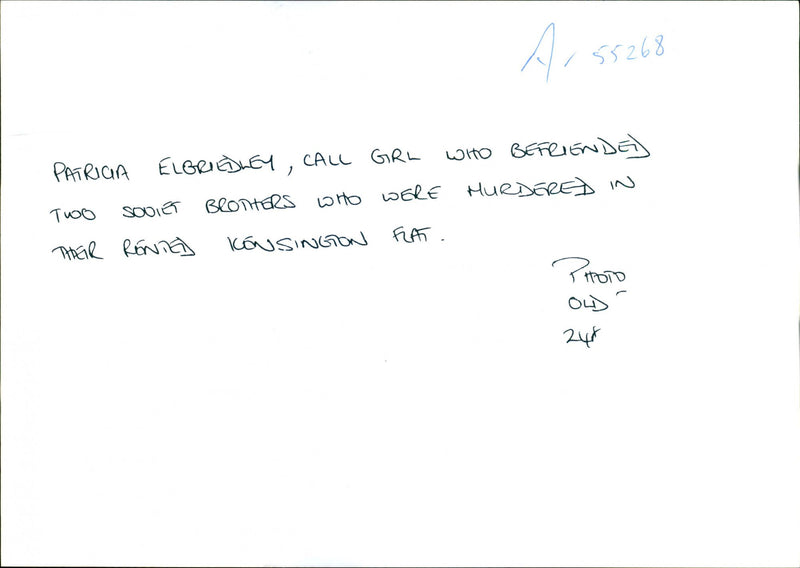 RUSSIAN MURDERS LONDON QONY - Vintage Photograph