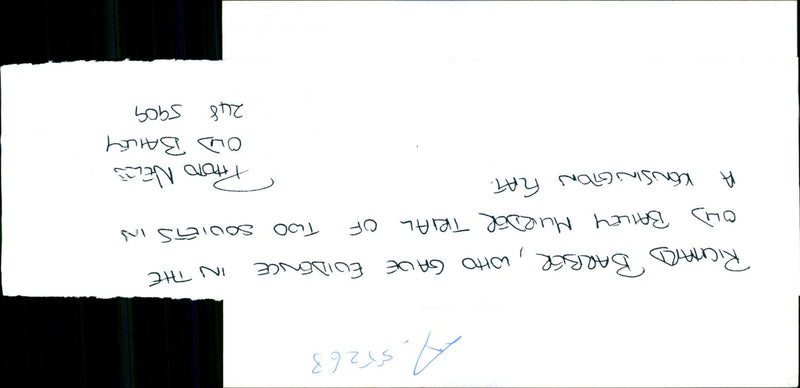 LONDON RUSSIAN MURDERS NEX - Vintage Photograph