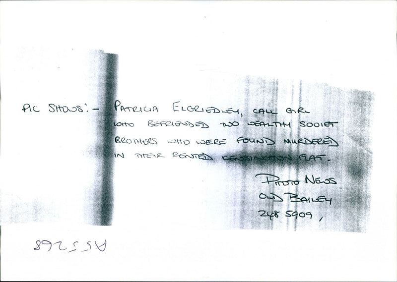 TWO WEALTHY SOBIET BROTHERS WHO WERE FOUND MURDERED THEIR RENTED RUSSIAN - Vintage Photograph