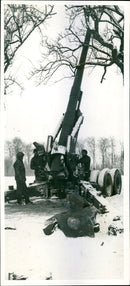 In the Flank held by General Patton's third army and is under the control of General Omar Bradley - Vintage Photograph